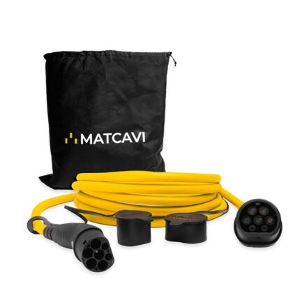 Кабел за зареждане Matcavi Тип 2 | 22 kW | 32 A | 5 м | жълт