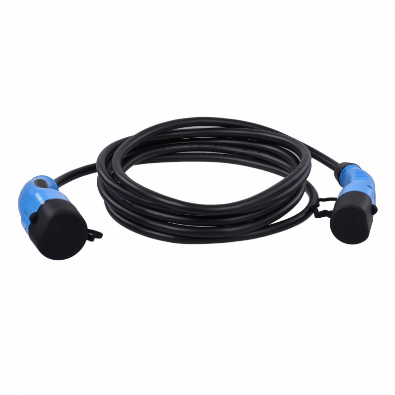 kabel-za-plug-in-hybrid-duosida-tip2-1.jpg Зарядна станция Duosida Тип 2 към Тип 2 | 3,7 kW | 16 A | 5 м