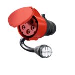 go-eCharger адаптер Шуко 16A към CEE 32A 3.7 kW (червен) - Image 4
