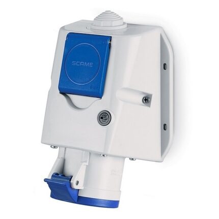 Scame OPTIMA COMBI 32A монофазен индустриален контакт 2P+PE+Schuko 7.4kW