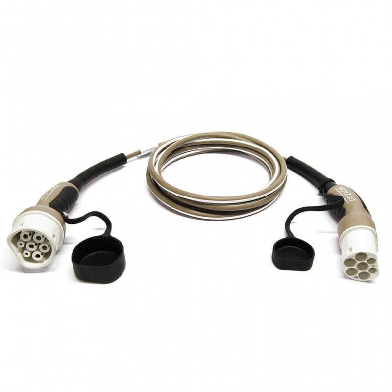 trifazen-kabel-s-konektor-type-2-jazzy2go-5-metra-1.jpg Jazzy2GO Кабел за зареждане Тип 2 към Тип 2 | 22 kW | 32 A | 5 м